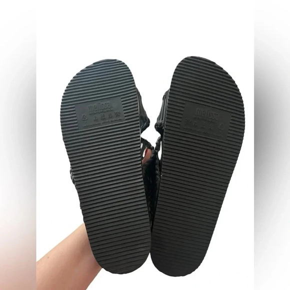 NWOT Melissa Women’s Cosmic Ii + Salinas Sandals Black size 9 - Picture 7 of 8